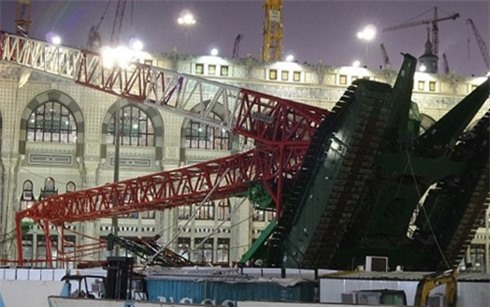 Chính thức công bố nguyên nhân sập cần cẩu ở thánh đường Mecca