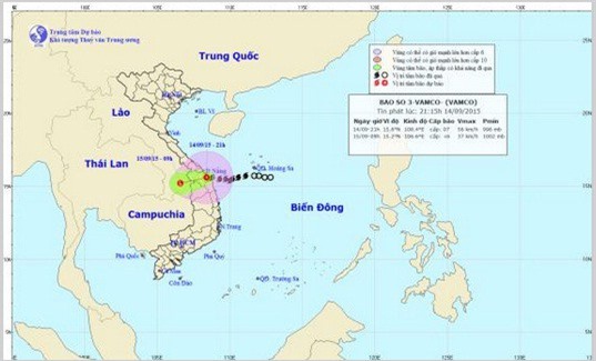 Tin tức mới nhất cơn bão số 3: Đã suy yếu thành áp thấp nhiệt đới