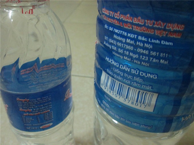 Nước tinh khiết Quaglog sử dụng mã vạch "chui"?