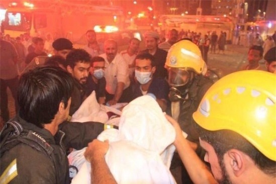 1000 người sơ tán khẩn cấp vì cháy lớn ở thánh địa Mecca