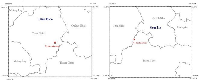 Liên tiếp 2 trận động đất làm rung chuyển Tây Bắc