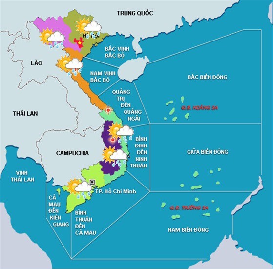 Dự báo thời tiết 24/9: Cả nước ngày nắng, đêm có mưa rào và dông