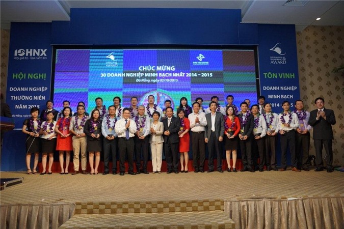 Công bố danh sách 30 doanh nghiệp minh bạch nhất sàn HNX