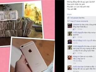 Sốc với bà vợ hào phóng mang tiền lẻ sắm Iphone cho chồng