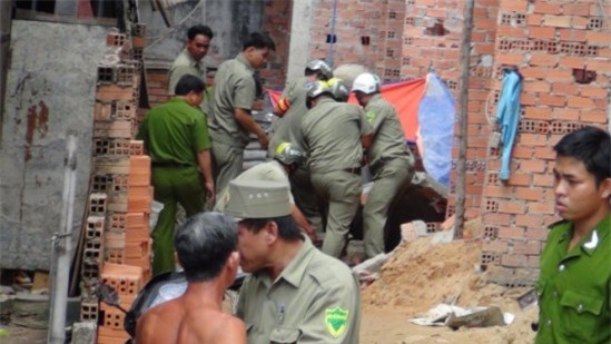 Thành phố HCM: 2 công nhân thương vong do sập bê tông ở công trình