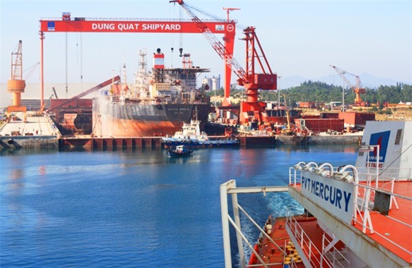 Công ty Công nghiệp Tàu thủy Dung Quất đã bắt đầu có lãi