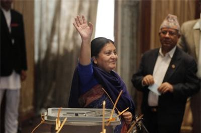 Ứng viên Đảng Cộng sản trở thành nữ Tổng thống đầu tiên của Nepal
