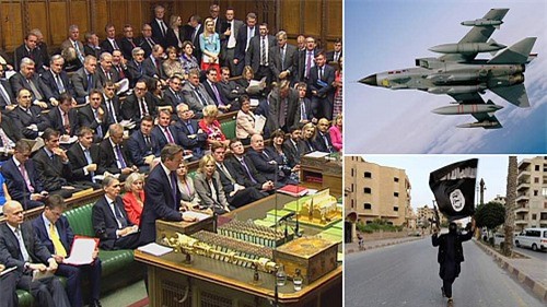 Quốc hội Anh bỏ ngỏ khả năng không kích IS tại Syria
