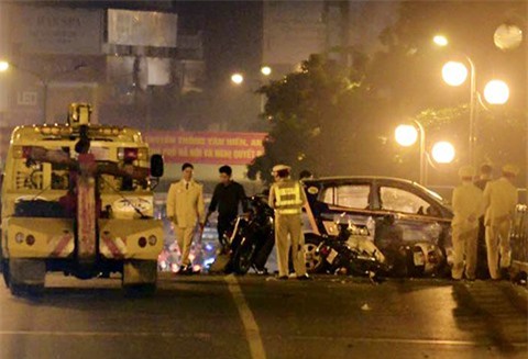 Tai nạn trên cầu vượt Thái Hà: Những tình tiết mới nhất