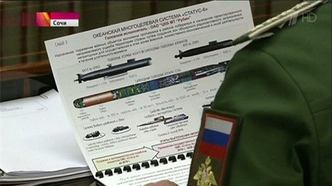 Thiết kế tàu ngầm hạt nhân của Nga bất ngờ bị rò rỉ trên truyền hình