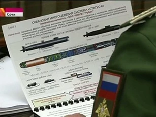 Thiết kế tàu ngầm hạt nhân của Nga bất ngờ bị rò rỉ trên truyền hình