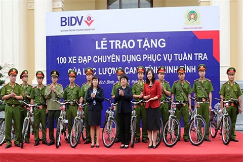 6,5 tỷ đồng tài trợ 2.354 xe đạp chuyên dụng cho cảnh sát