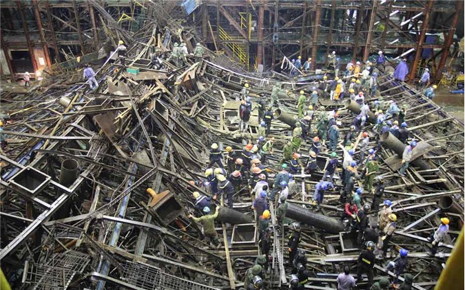 Hé lộ nguyên nhân trong vụ sập giàn giáo Formosa 