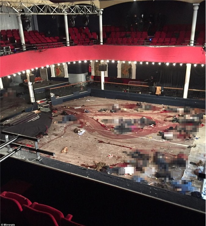 Pháp công bố hình ảnh đẫm máu ở hiện trường nhà hát Bataclan