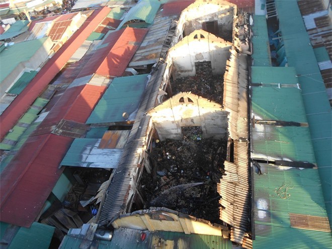 Cháy chợ thiêu rụi hơn 20 ki ốt, thiệt hại hàng tỷ đồng