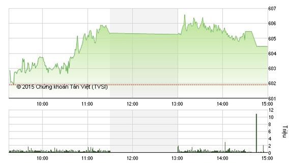 Cổ phiếu bluechip là lực đỡ kéo VN-Index tăng 2 điểm