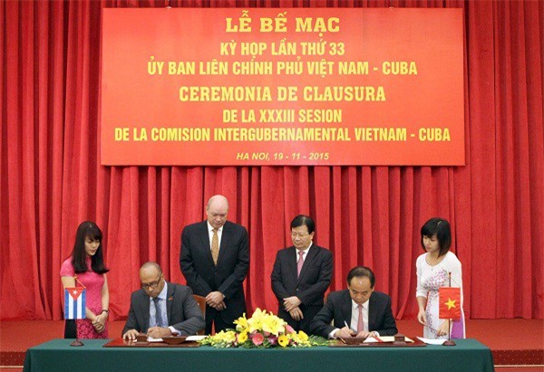 Ký kết thành công hợp tác thương mại Việt Nam - Cu Ba