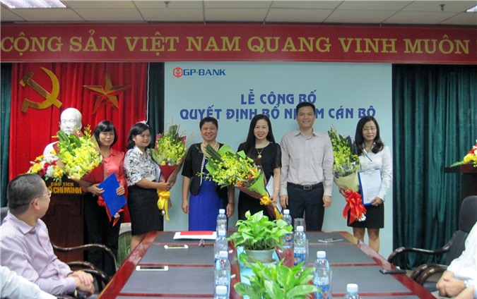 GPBank công bố quyết định bổ nhiệm nhiều cán bộ chủ chốt