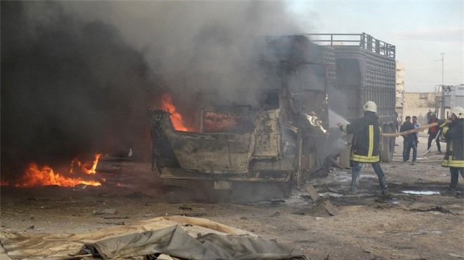 Thổ Nhĩ Kỳ tố Nga dội bom xe cứu trợ ở Syria trả đũa vụ Su-24 bị bắn