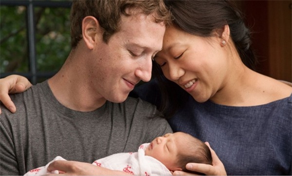 Mark Zuckerberg hiến 99% tài sản sau khi đón con gái đầu lòng