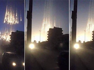 Nga bị tố rải bom hóa học xuống khu vực đông dân Syria