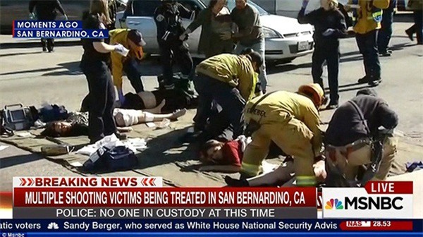 Mỹ: Xả súng đẫm máu ở San Bernardino, ít nhất 14 người thiệt mạng