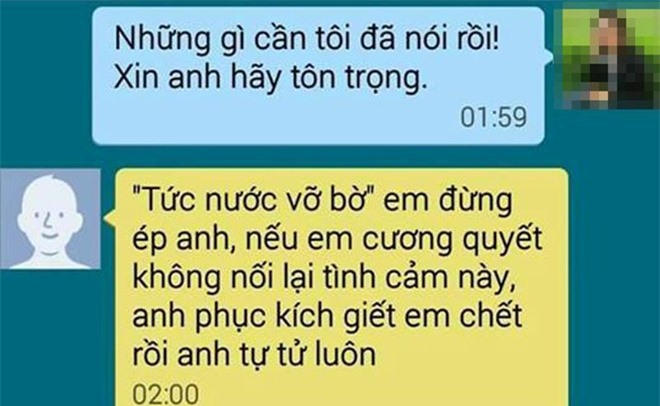 Cô giáo bị người yêu nhắn tin dọa tung clip ân ái sau khi chia tay