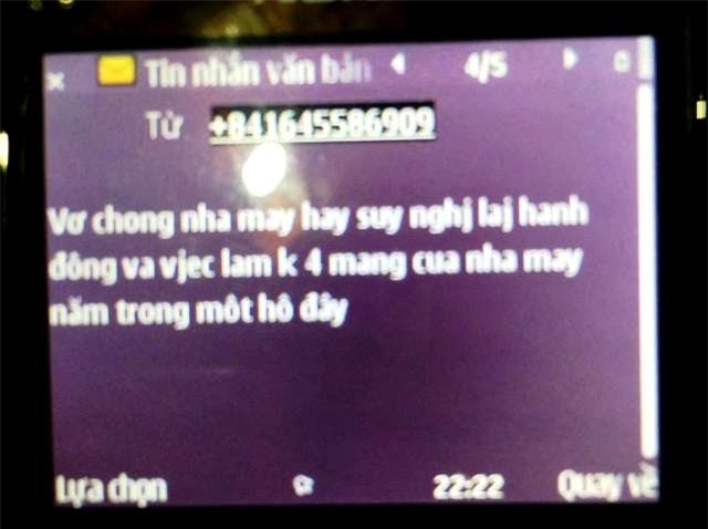 Làm rõ nghi can nhắn tin "khủng bố" cả nhà thầy giáo