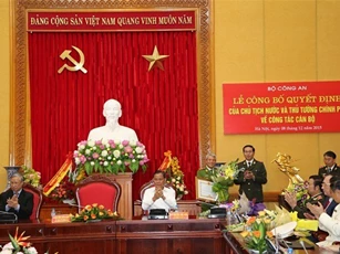 Bộ Công an công bố quyết định bổ nhiệm 2 Thứ trưởng