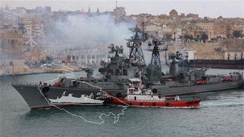 Tàu khu trục Nga nổ súng cảnh cáo tàu Thổ Nhĩ Kỳ trên biển Aegean