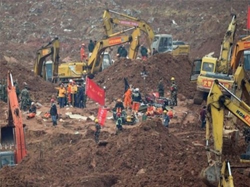 81 người mất tích trong vụ lở đất ở Trung Quốc