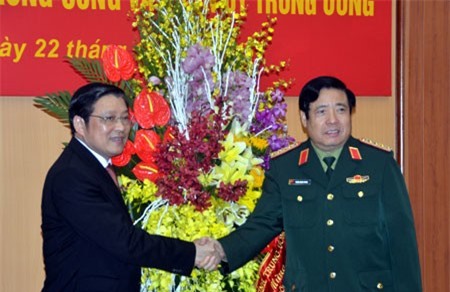 Quân ủy Trung ương ký phối hợp công tác với Ban Nội chính