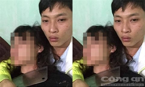 Nam thanh niên kề dao dọa cứa cổ người yêu để đòi cưới