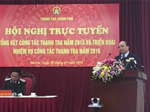 Năm 2016, sẽ thanh tra đột xuất khi có dấu hiệu vi phạm pháp luật