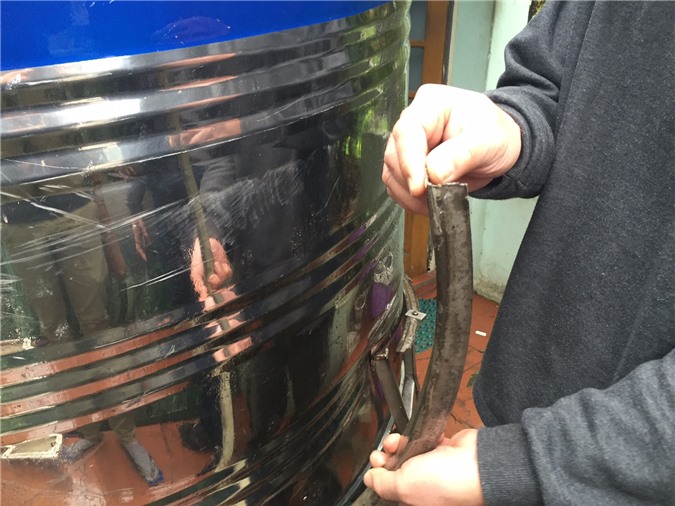 Sử dụng vật tư kém chất lượng, bồn nước Sơn Hà có đảm bảo an toàn?