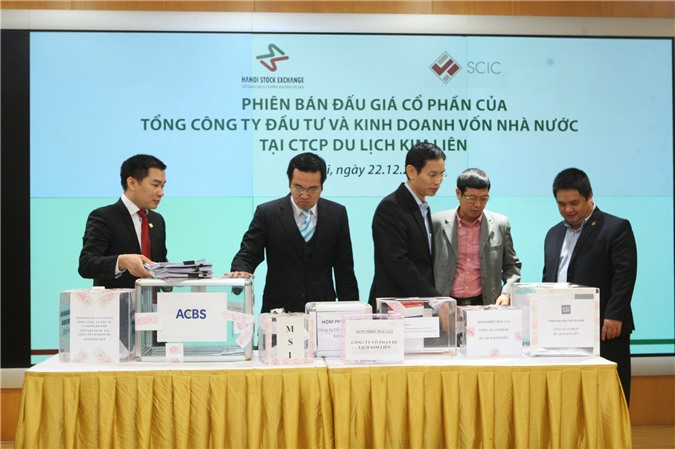 Huy động gần 6.000 tỷ cho Nhà nước qua đấu giá trong năm 2015