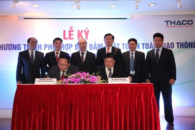 Ôtô Trường Hải ký kết tham gia đảm bảo trật tự an toàn giao thông