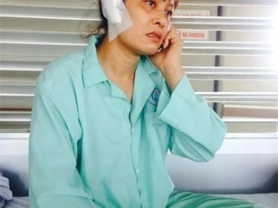 Hy hữu, người phụ nữ bị chồng cắn đứt tai