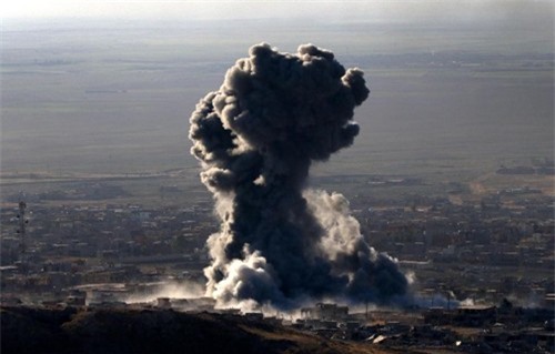 IS công bố video kho tiền hàng triệu USD bị Mỹ phá hủy