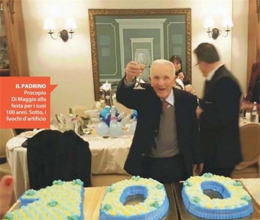 Italya: Ông chùm mafia khét tiếng đốt pháo mừng sinh nhật trăm tuổi