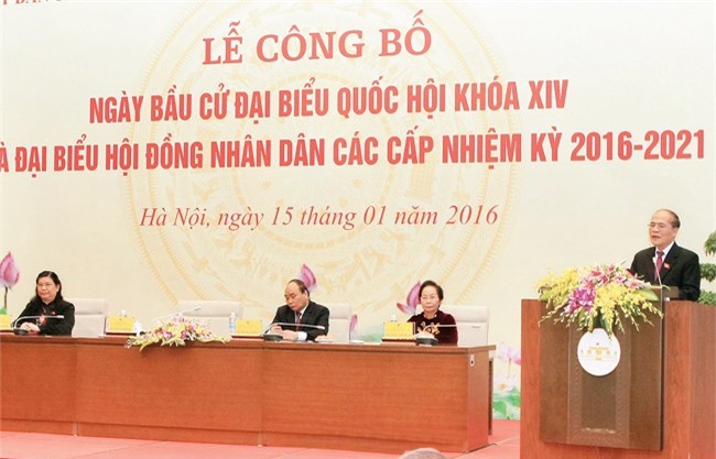 Chốt ngày bầu cử đại biểu Quốc hội khóa XIV