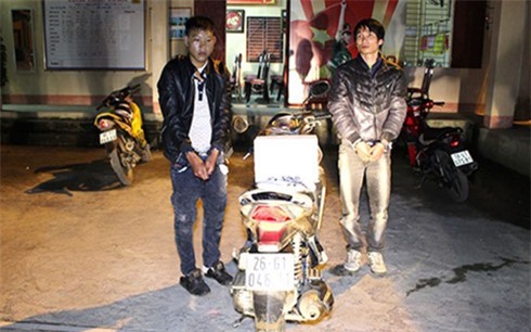 Giấu 12 bánh heroin trong hốc xe Air blade cũng không qua mắt được công an