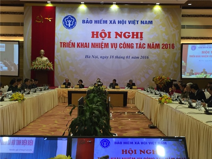 Năm 2015, Tổng thu của Ngành BHXH đạt hơn 216 nghìn tỷ đồng