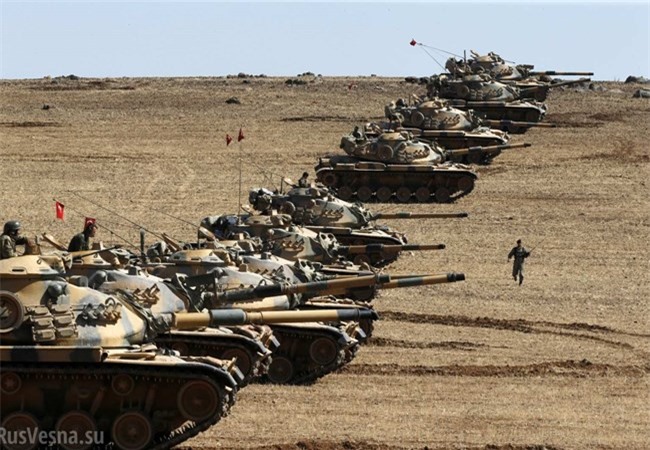 Quân đội Thổ Nhĩ Kỳ tấn công đáp trả các căn cứ IS ở Syria