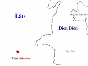 Xảy ra động đất 4,4 độ Richter ở Điện Biên