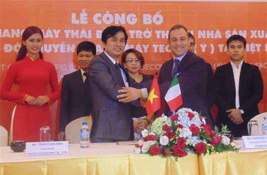 Công ty thang máy Thái Bình: Phân phối độc quyền thang máy TECNO (Italia) 