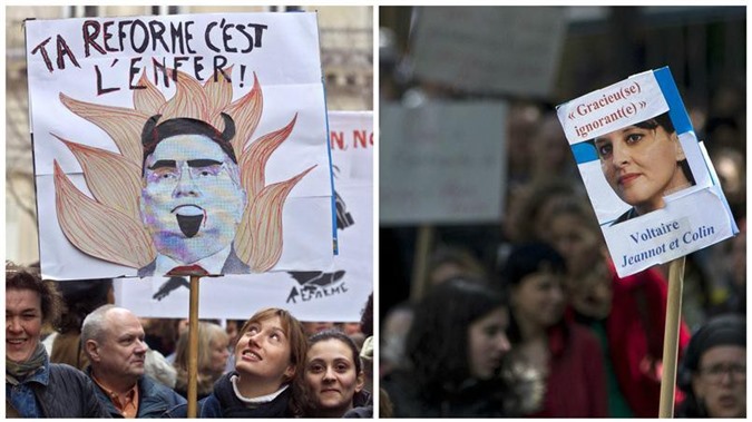 Pháp lại rúng động vì làn sóng biểu tình Ngày thứ Ba đen tối