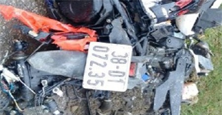 Ô tô va chạm xe máy ở Hà Tĩnh, hai anh em ruột chết thảm