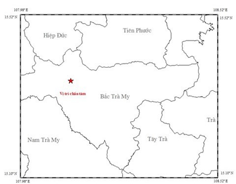 Quảng Nam liên tiếp hứng chịu động đất 3,7 độ Richter kèm tiếng nổ lớn