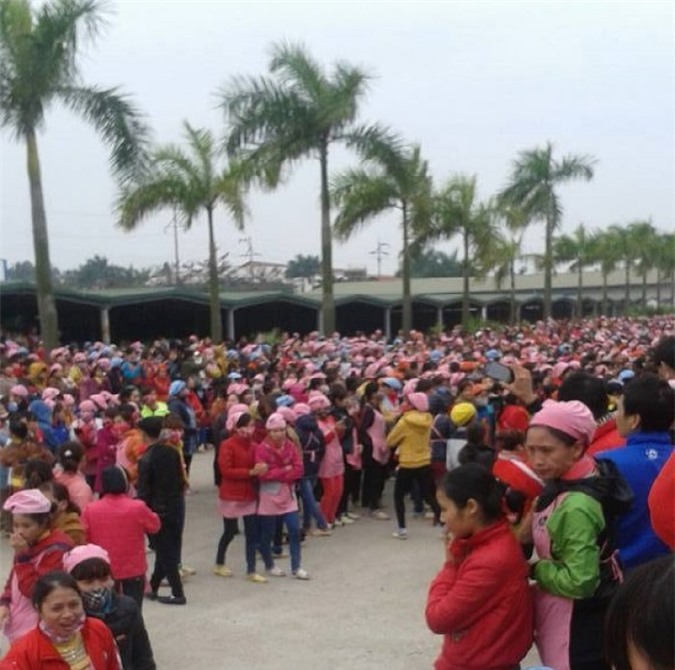 Phú Thọ: Gần 2000 công nhân nhà máy SESHIN đình công đòi tiền Tết